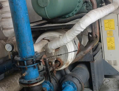 Bảo trì chiller cho tổng tòa nhà hàng kg Việt Nam Airlines