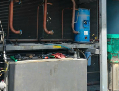 Thay thế máy nén cho chiller nà máy nhiệt điện phú mỹ