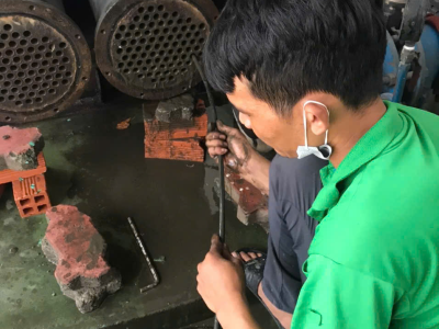 Bảo trì chiller cho tổng tòa nhà hàng kg Việt Nam Airlines