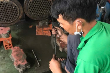 Bảo trì chiller cho tổng tòa nhà hàng kg Việt Nam Airlines