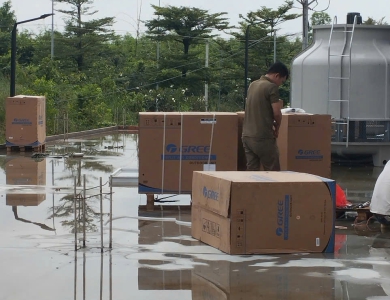Cung cấp lắp máy lạnh cty golden house